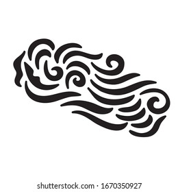 Beautiful nature decorative element. Vector illustration