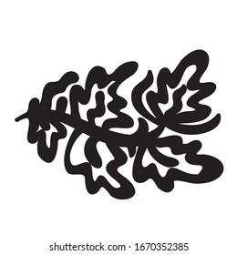 Schönes Naturdekorationselement. Vektorillustration