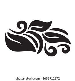 Beautiful nature decorative element. Vector illustration