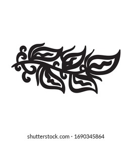 Beautiful nature decorative element. Vector illustration