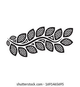 Beautiful nature decorative element. Vector illustration
