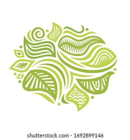 Beautiful nature decorative element. Vector illustration