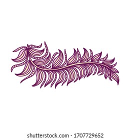 Beautiful nature decorative element. Vector illustration