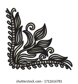 Beautiful nature decorative element. Vector illustration