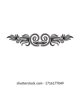 Beautiful nature decorative element. Vector illustration