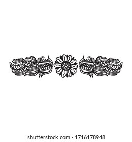 Beautiful nature decorative element. Vector illustration