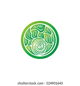Beautiful nature decorative element. Vector illustration.