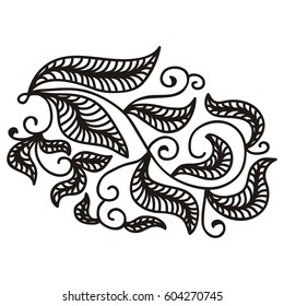 Beautiful nature decorative element. Vector illustration.
