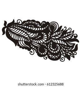Beautiful nature decorative element. Vector illustration.