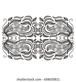 Beautiful nature decorative element. Vector illustration.