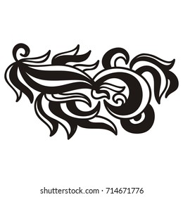 Beautiful nature decorative element. Vector illustration.