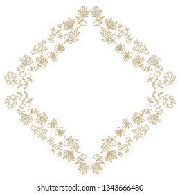 Beautiful nature frame. Vector illustration