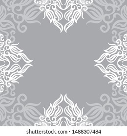 Beautiful nature frame. Vector illustration