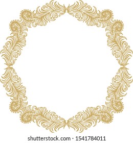 Beautiful nature frame. Vector illustration