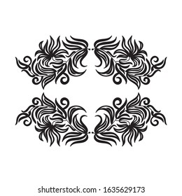 Beautiful nature frame. Vector illustration