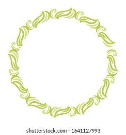 Beautiful nature frame. Vector illustration