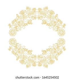 Beautiful nature frame. Vector illustration