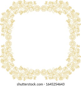 Beautiful nature frame. Vector illustration