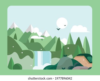Beautiful nature and mountain views