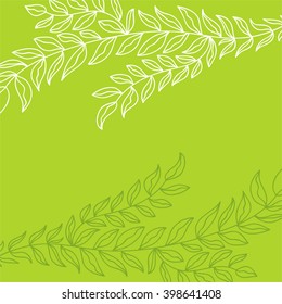 Beautiful nature pattern background vector illustration