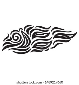 Beautiful nature pattern of leaves. Vector illustration