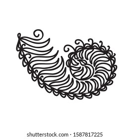 Beautiful nature pattern of leaves. Vector illustration