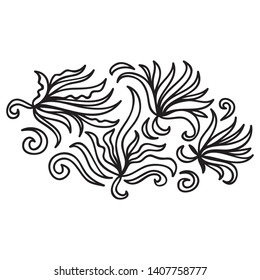 Beautiful nature pattern. Vector illustration