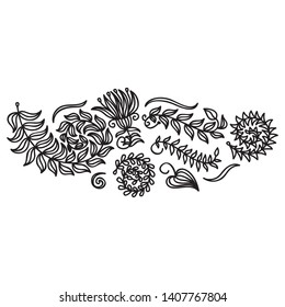 Beautiful nature pattern. Vector illustration