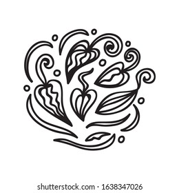 Beautiful nature pattern. Vector illustration