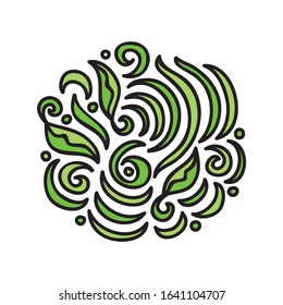 Beautiful nature pattern. Vector illustration