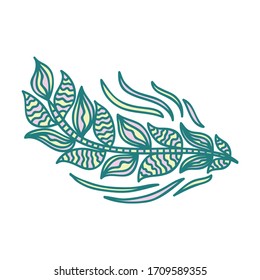 Bonito patrón natural. Ilustración del vector
