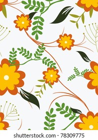 beautiful nature pattern wallpaper