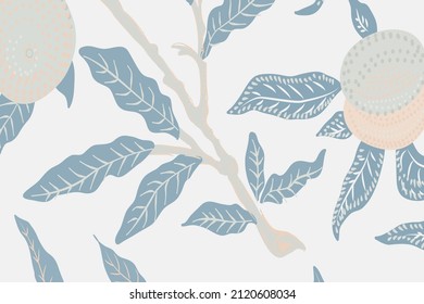 beautiful nature themed background in vector