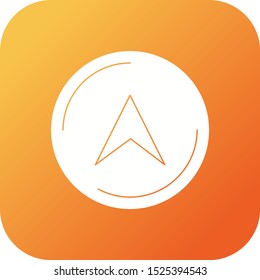 Beautiful Navigation Vector Glyph icon
