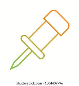 Beautiful Needle Vector line icon