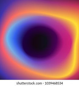 Beautiful neon abstract bright modern background design. Fluid color gradient liquid shape. Music festival poster design. Modern design. Vector illustration