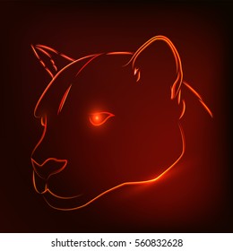 beautiful neon background