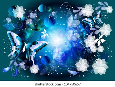 Beautiful neon background for your design.