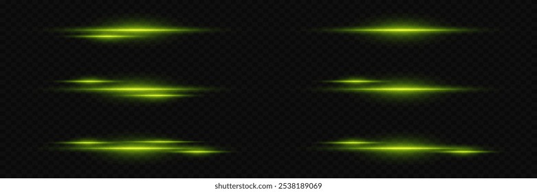 Belo efeito de luz neon. Linha de neon a laser, fundo brilhante.