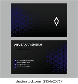 Beautiful new vector design visiting card