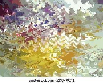 Beautiful New year background multicolored ripples with metallic effect. Ripples - rhythmic bursts for fashion trends, wallpapers, interior solutions, fabrics, covers, scrapbooking, textiles, etc. 