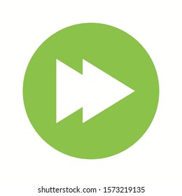 Beautiful Next Arrow Glyph Vector Icon