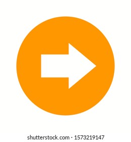 Beautiful Next Arrow Glyph Vector Icon