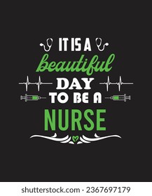 Beautiful and nice nurse day t-shirt 