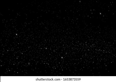 Beautiful night galaxy with planet and stars. Colorful sky background. Vector illustration