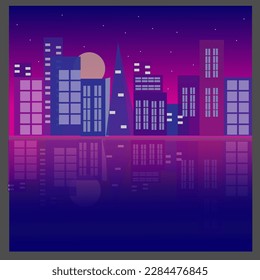 a beautiful night land sceps