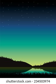 Beautiful Night Sky Background