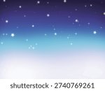 Beautiful night sky background material with copy space