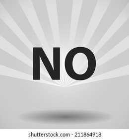 Beautiful No web icon