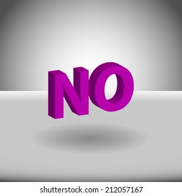Beautiful No web icon